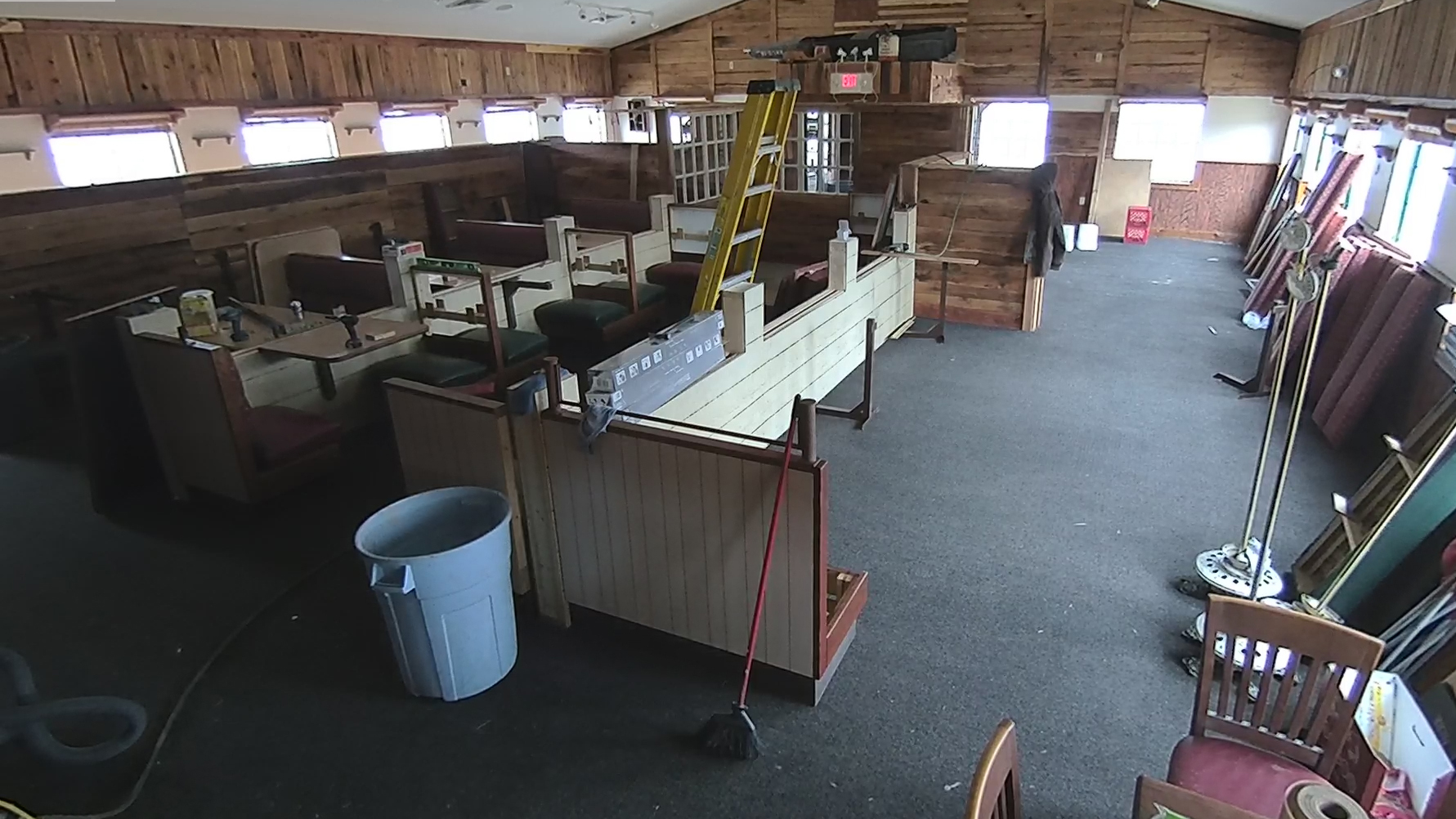 The Dining Room under construction